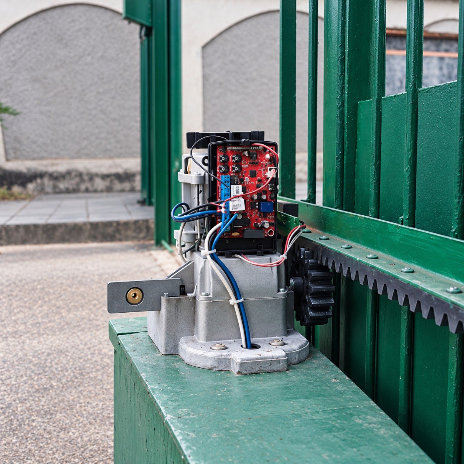 Central e mecanismo de automação instalados